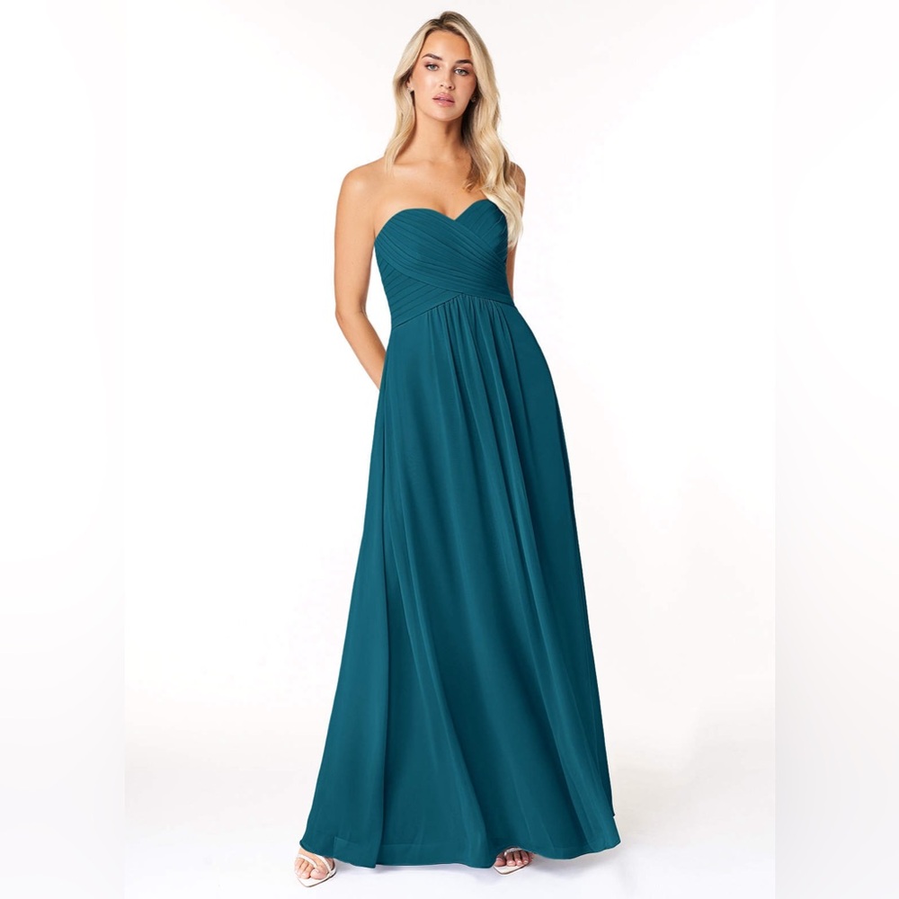 NWT Ink Blue Azazie Yazmin Dress